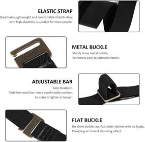 img 1 attached to 🔗 Elastic Women's Accessories and Belts with Adjustable Stretch Buckle for Enhanced Convenience