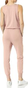 img 3 attached to 👖 Amazon Essentials Women's Studio Terry Fleece Jumpsuit (Plus Size Included)