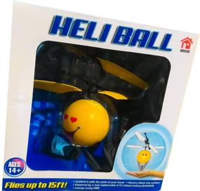 img 2 attached to 🚁 Heli Ball - Flying Helicopter Balls with Skeleton or Emoji Face - Hovers 15 ft with Palm Grip (Select Your Favorite)