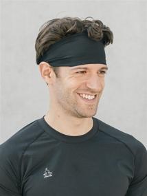 img 1 attached to 🧢 Sweatband Perfection: Temple Tape Headbands for Men and Women