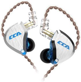 img 4 attached to CCA Headphones Detachable Tangle Free Audiophile Headphones in Earbud Headphones