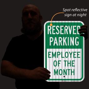 img 2 attached to 🅿️ SmartSign Intensity Reflective Reserved Parking