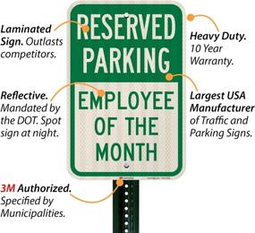 img 3 attached to 🅿️ SmartSign Intensity Reflective Reserved Parking