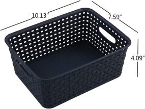 img 3 attached to Farmoon Plastic Basket Storage Baskets Storage & Organization