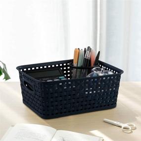 img 1 attached to Farmoon Plastic Basket Storage Baskets Storage & Organization