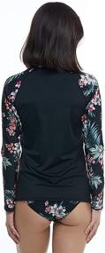 img 3 attached to EIDON Womens Parker Rashguard X Large Women's Clothing in Swimsuits & Cover Ups