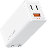 🔌 jsaux 65w usb c charger: 3-port power adapter for macbook, ipad, iphone, galaxy, and more logo