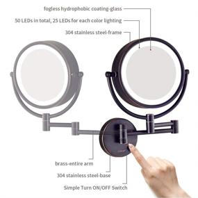img 2 attached to GURUN Lighted Magnification Oil Rubbed M1809DO