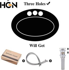 img 1 attached to 💦 Efficient and Stylish: HGN 4 Inch Bathroom Faucet Offers Optimal Performance