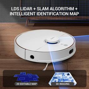 img 1 attached to 🐾 Boqii Robot Vacuum and Mop: Powerful 2200pa Cleaner with Sweeping and Mopping Functions, Ideal for Pet Hair - WiFi Connected, Alexa Compatible!