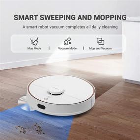 img 3 attached to 🐾 Boqii Robot Vacuum and Mop: Powerful 2200pa Cleaner with Sweeping and Mopping Functions, Ideal for Pet Hair - WiFi Connected, Alexa Compatible!