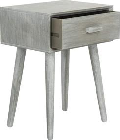 img 3 attached to Enhance Your Home Décor with 🏠 Safavieh Home Lyle Modern Slate Grey Accent Table