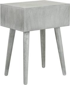 img 1 attached to Enhance Your Home Décor with 🏠 Safavieh Home Lyle Modern Slate Grey Accent Table