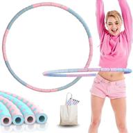 💪 ultimate weighted hoola hoop for effective adult weight loss логотип