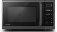 🍽️ toshiba ml2-em09pa(bs) smart sensor microwave oven with position-memory turntable, eco mode, sound on/off - 0.9cu.ft/900w, black stainless steel, 0.9 cu ft логотип