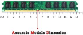 img 2 attached to High-Performance 8GB Kit (4x2GB) DDR2 800Mhz Udimm RAM by Royemai - Reliable DDR2-800U PC2-6400 2GB 1.8V CL6 240-pin 2Rx8 Non-ECC Unbuffered Desktop Computer Memory Modules