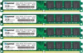 img 1 attached to High-Performance 8GB Kit (4x2GB) DDR2 800Mhz Udimm RAM by Royemai - Reliable DDR2-800U PC2-6400 2GB 1.8V CL6 240-pin 2Rx8 Non-ECC Unbuffered Desktop Computer Memory Modules