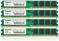 high-performance 8gb kit (4x2gb) ddr2 800mhz udimm ram by royemai - reliable ddr2-800u pc2-6400 2gb 1.8v cl6 240-pin 2rx8 non-ecc unbuffered desktop computer memory modules logo