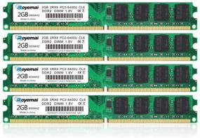 img 4 attached to High-Performance 8GB Kit (4x2GB) DDR2 800Mhz Udimm RAM by Royemai - Reliable DDR2-800U PC2-6400 2GB 1.8V CL6 240-pin 2Rx8 Non-ECC Unbuffered Desktop Computer Memory Modules