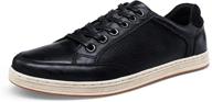 timeless style and comfort: jousen leather classic 65996old men's fashion sneakers logo