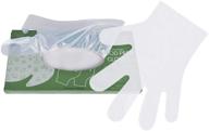 🌎 earth's natural alternative 100% compostable gloves: latex-free, one size fits most (100ct) - food service, cooking, biodegradable logo