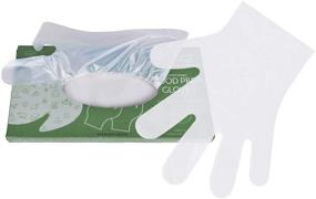 img 4 attached to 🌎 Earth's Natural Alternative 100% Compostable Gloves: Latex-Free, One Size Fits Most (100CT) - Food Service, Cooking, Biodegradable