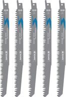 🪚 ezarc wood pruning sabre saw blade 9-inch - sharp ground teeth, long lifetime, crv material - r931gs 5tpi (5-pack) logo