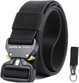 img 4 attached to 👑 KingMoore Quick Release Men's Accessories and Belts for Tactical Military Duty