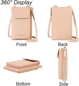 img 1 attached to Aeeque Crossbody Lightweight Leather Shoulder