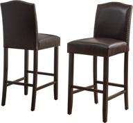 🪑 brown christopher knight home markson barstools - set of 2 for improved seo логотип
