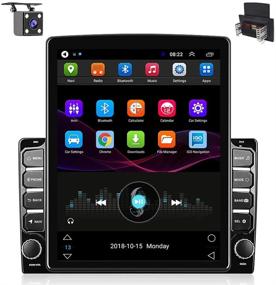 img 4 attached to 🚗 Hikity Android Автомагнитола с двойным DIN-9.7-дюймовый вертикальный сенсорный экран, Bluetooth FM-приемник, WiFi GPS-навигация, зеркальное отображение, два USB-входа и включена камера заднего вида.