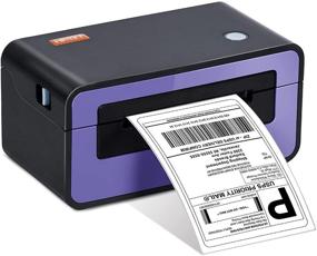 img 4 attached to High-Speed HPRT Label Printer: 4x6 Thermal Label Maker for Major Transportation Platforms - SL42 Barcode Printer with 150mm/s Speed