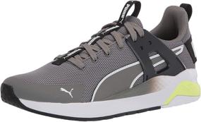 img 4 attached to PUMA Anzarun Sneaker White Fizzy Yellow Men's Shoes for Fashion Sneakers