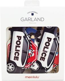 img 1 attached to 🚓 Cops and Robbers Garland: Perfect Cop Party Decorations for Boy Birthday Parties Plus Police Car, Badge, Handcuffs, and Stop Sign – Ideal Kids Party Decor!