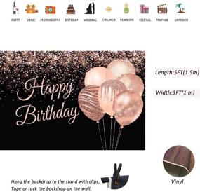 img 1 attached to Lofaris Birthday Photography Background Decorations Camera & Photo in Video