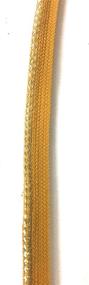 img 2 attached to Stylish and Trendy Metallic Mustard Cord Edge Clothing Draperies Sewing: Perfect for Fashion-forward Designs