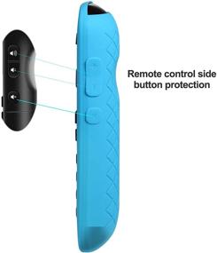 img 2 attached to Remote Cover Case Compatible With Roku RC280 RC282 Remote - SYMOTOP Silicone Shockproof Protective Cover Case Only Compatible With TCL RC280 RC282 TV Remote Controller - Blue