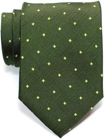 img 1 attached to Retreez Retro Square Dots Woven Men's Accessories