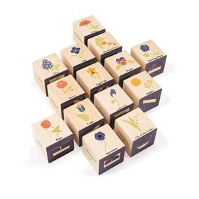 img 3 attached to Uncle Goose Flower Blocks: A Fun and Educational Playtime Essential