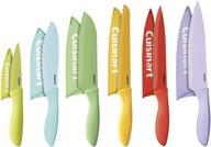 🔪 cuisinart c55-12pcer1 advantage color collection 12-piece knife set with blade guards, assorted colors logo