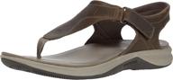 merrell tideriser t strap leather brindle women's shoes for athletic logo