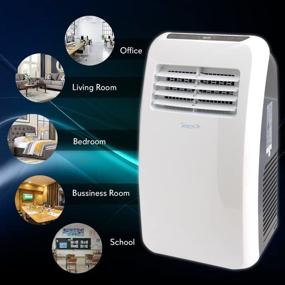img 2 attached to 🌬️ Ultimate All-in-One Cooling Solution: 3-in-1 Portable Air Conditioner with Dehumidifier, Fan Mode, Remote Control, and Window Mount Exhaust Kit