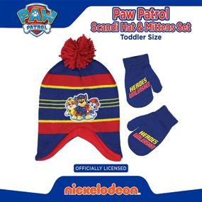 img 2 attached to 🧤 Ultimate Nickelodeon Toddler Patrol Mittens: Optimal Weather Protection for Boys' Accessories