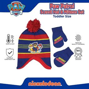 img 1 attached to 🧤 Ultimate Nickelodeon Toddler Patrol Mittens: Optimal Weather Protection for Boys' Accessories