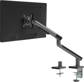 img 4 attached to 🖥️ WALI Single Monitor Mount: Adjustable VESA Bracket for 32-inch Display, 22lbs Capacity, Silver