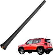 🚗 basiker antenna for jeep grand cherokee liberty compass dodge dart journey avenger durango chrysler 200 fiat 500 - oem 5091100aa, premium reception replacement logo