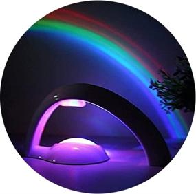 img 4 attached to 🌈 LED Rainbow Lights Projector - Rainbow Lamp with 5 LED Bulbs, Night Light Rainbow Maker for Bedroom, Kids - Perfect Rainbow Gift