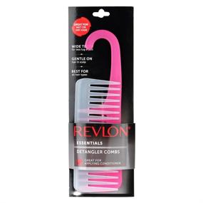 img 3 attached to Revlon Essentials: A Must-Have Tangle Free Comb Set for Effortless Hair Detangling