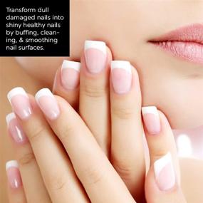 img 1 attached to 💅 DreamCut 4 Way Nail Buffer Block - Профессиональный инструмент для художественного маникюра и педикюра, шлифования, полировки и отшлифовки ногтей - В комплекте моющиеся файлы.