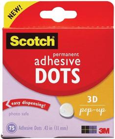 img 1 attached to Scotch 010 75PU Pack Pop Up Adhesive